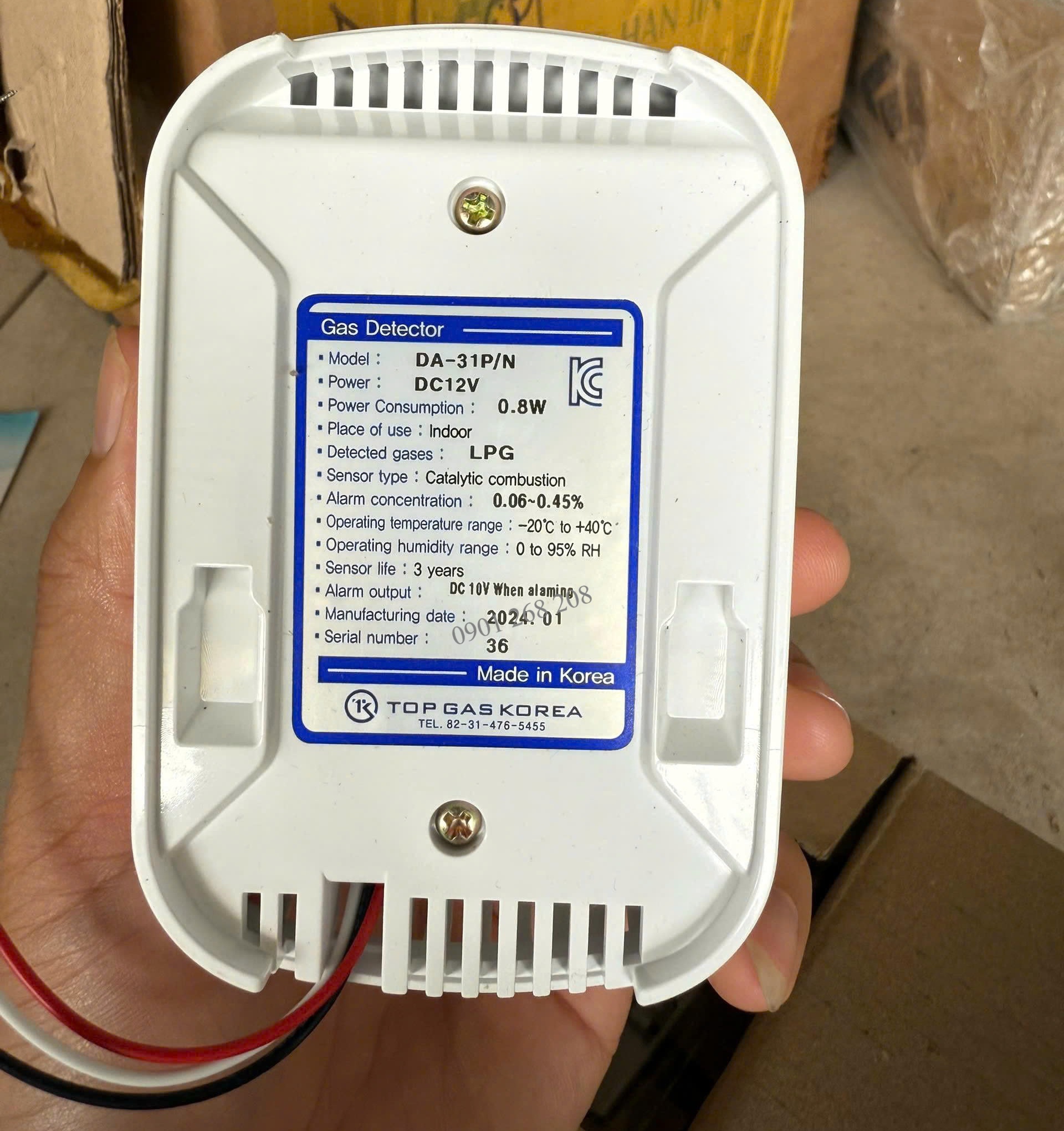 ĐẦU DÒ GAS DA-31P/N